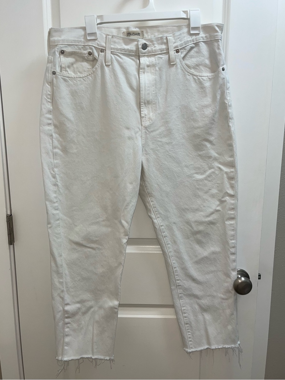 Madewell White Jeans